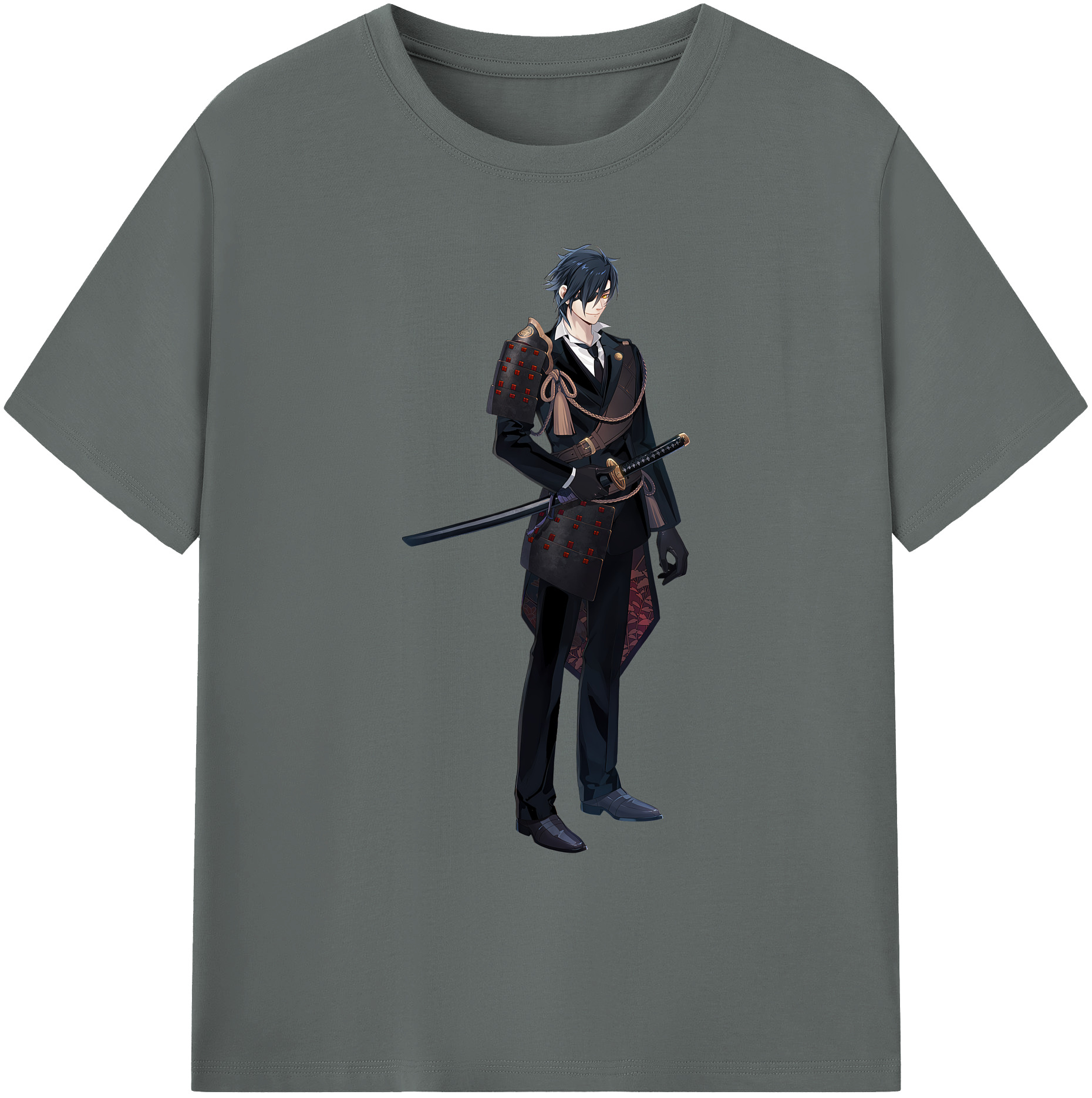 （画像用） 刀剣乱舞 Touken Ranbu 綿100％ メンズ半袖Tシャツ｜肌触りやわらか＆通気性